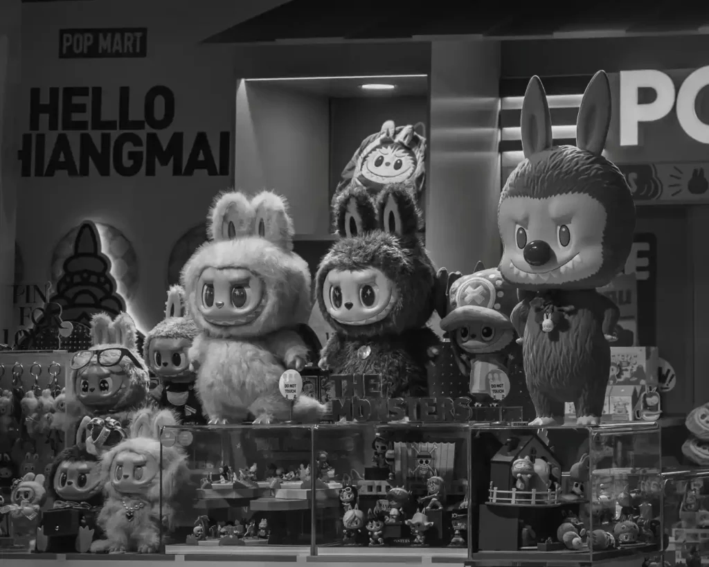 Zwart wit fotografie monsters