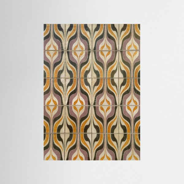 Retro Portugese Tegels - Geometrische Tegels uit Portugal zonder lijst